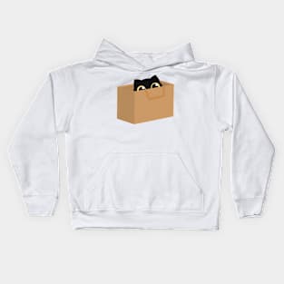 the cat's in the bag Kids Hoodie